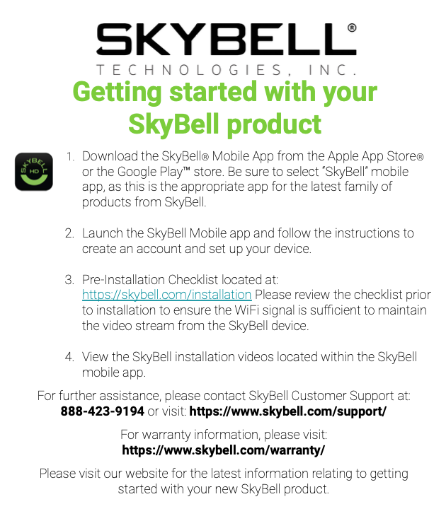 Skybell hd best sale installation video