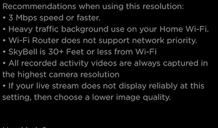 Skybell not 2024 recording video